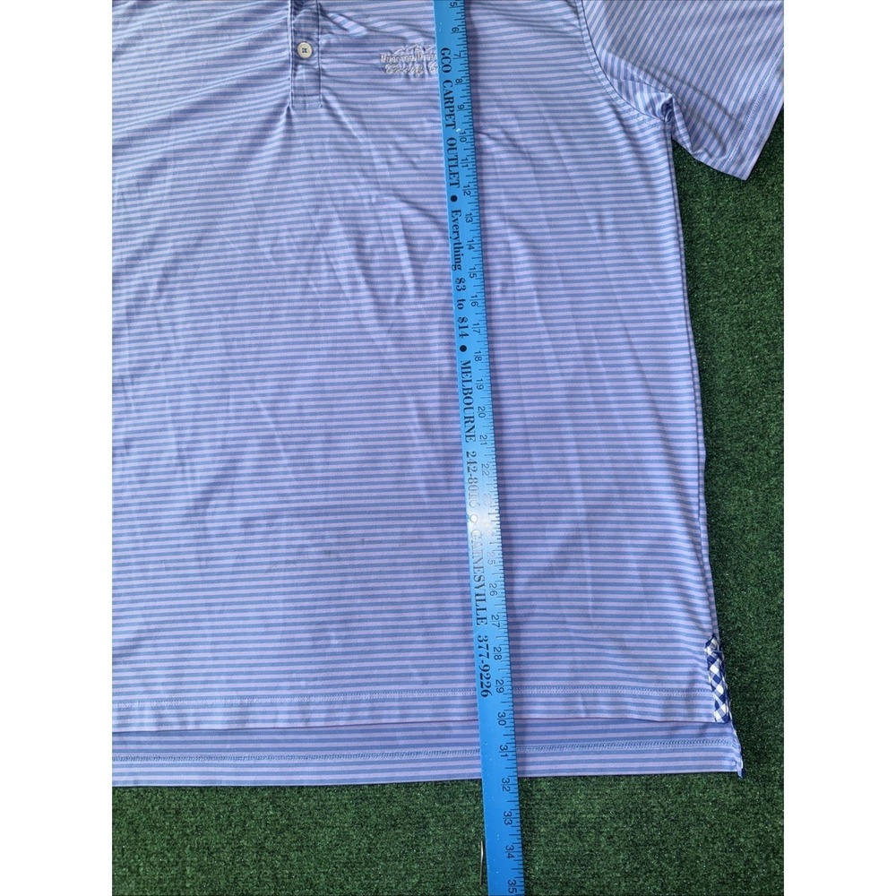 Bald Head Blues Mens XXL Striped Golf Polo Proctor Pittsford Country Club P10 - Picture 5 of 8